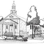 church sketch